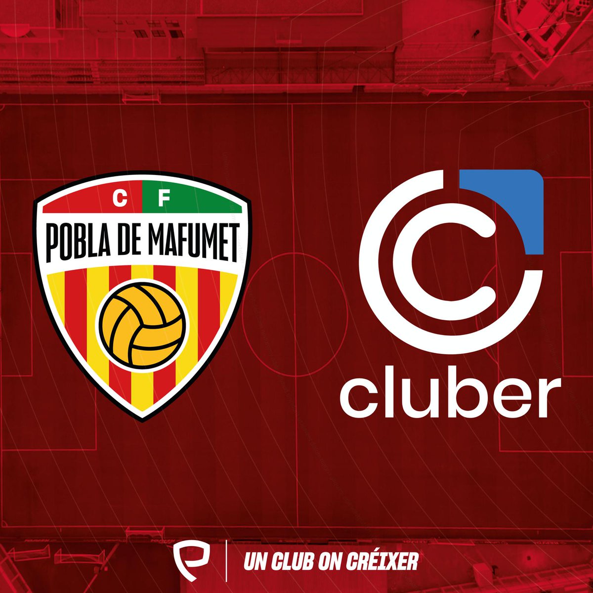 EMPRESA | 🤝 🔴 El @CFPoblaMafumet i l’empresa impulsora en la digitalització de clubs esportius @cluber_app arriben a un acord de patrocini i es converteix en nou patrocinador del club❗️ 👏 Benvinguts i gràcies per la confiança @Cluber_App #sompobla #uncluboncreixer