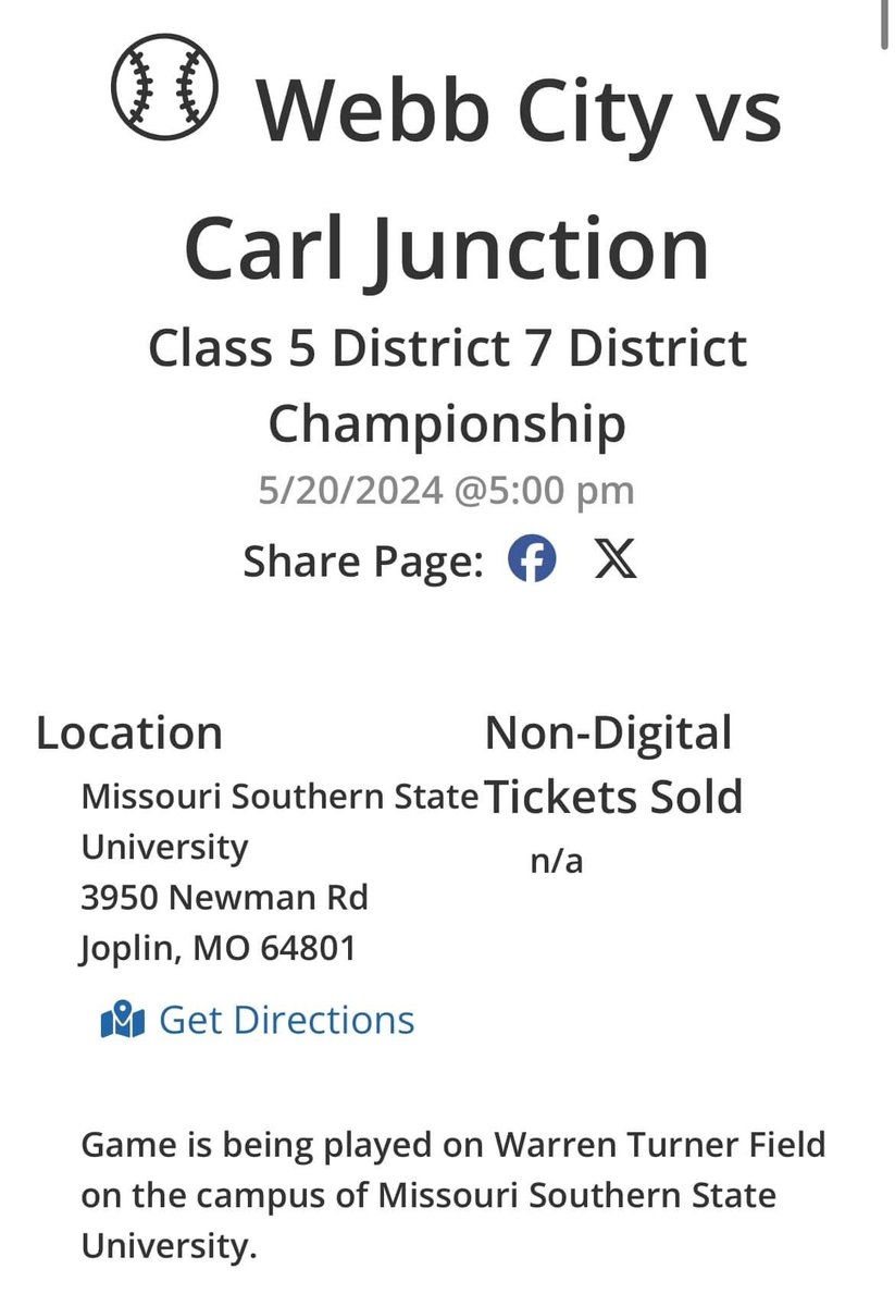 coach_mcfarland's tweet photo. @wcbaseballcards plays for a District Championship Today! #KAWC https://t.co/JfHhF3z72K