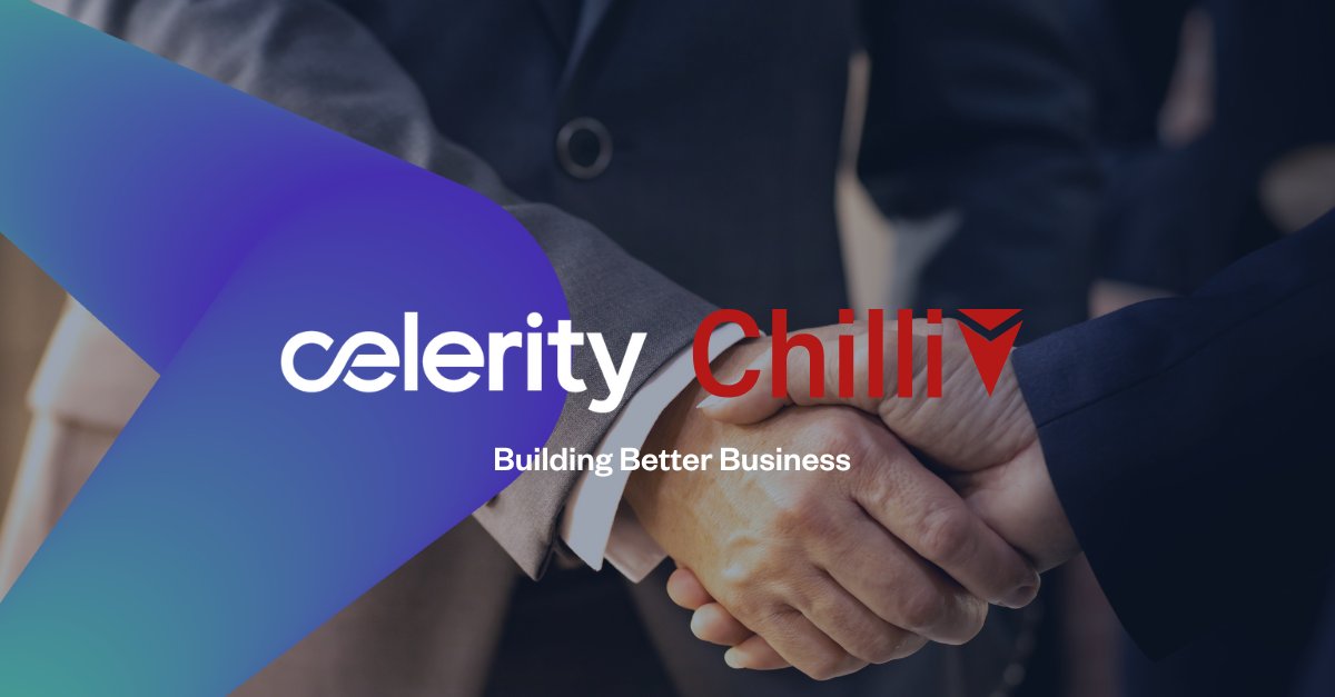 ⚡ Chilli Joins Forces with Celerity in Exciting New Expansion ⚡ 

We're delighted to announce that we’ve joined forces with <a href="/CelerityLimited/">Celerity Limited</a>  as part of their expansion chilli-it.co.uk/chilli-joins-f… 
#acquisition #celerity #chilliit