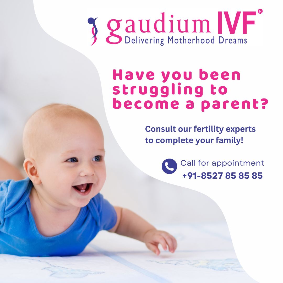 Facing Fertility Challenges? You're Not Alone. Let's Navigate this Journey Together.

#fertilitycare #parenthoodJourney #bestfertilitycentre #bestfertilityclinic #healthcare #healthyfoods #fertilityexperts #gaudiumivf #gaudiumpediatrics #gaudiumwomenhospital