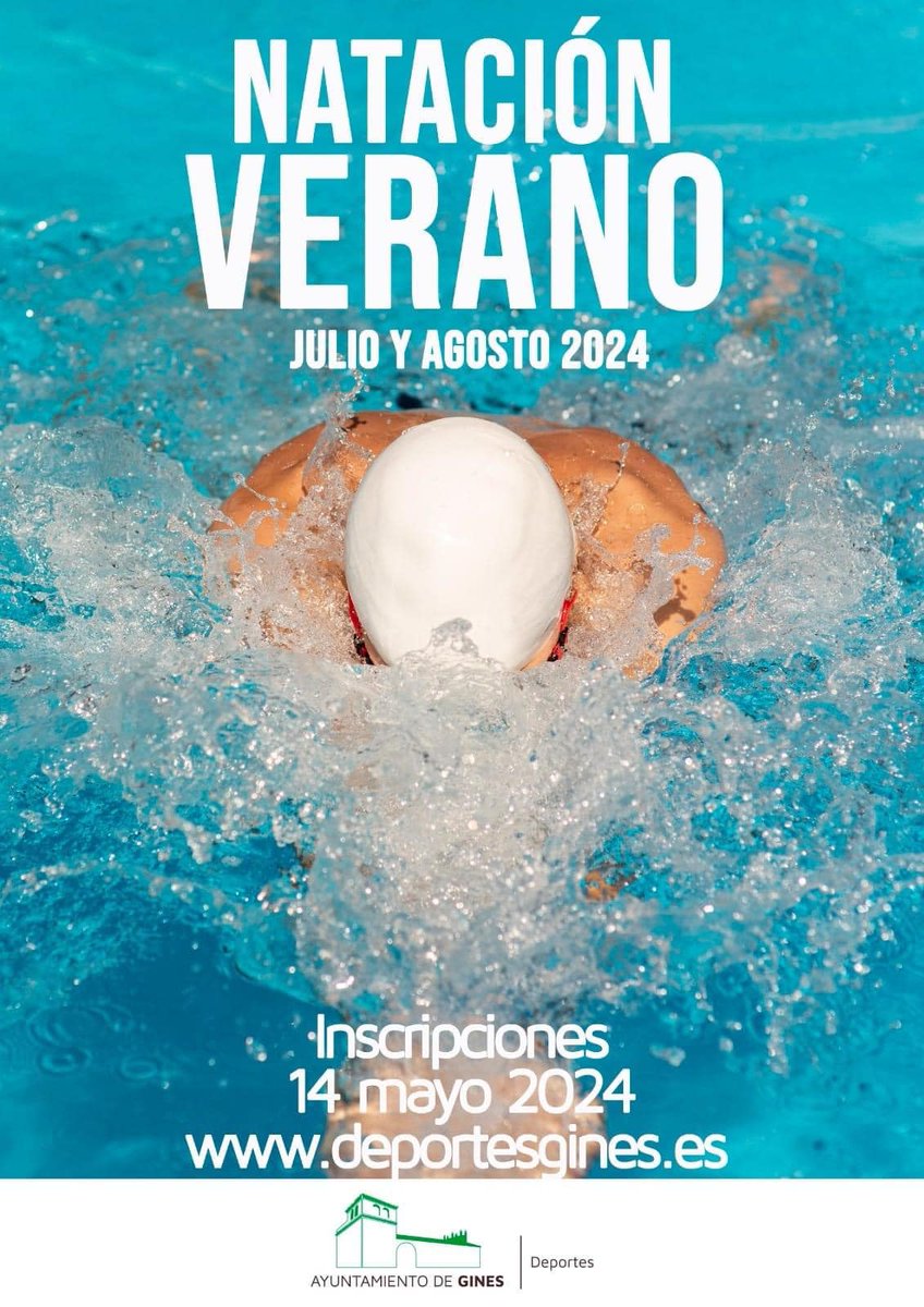 ❗️RECUERDA: 🏊 Continúan abiertas las inscripciones para los cursillos de natación de verano. ⚽️🎾 Próximamente se dará a conocer toda la info de las Escuelas Deportivas mcpales 24/25, cuyas inscripciones abrirán el 28/05. ℹ️ ayuntamientodegines.es/2024/05/09/las… #SienteGines #GinEsDeporte