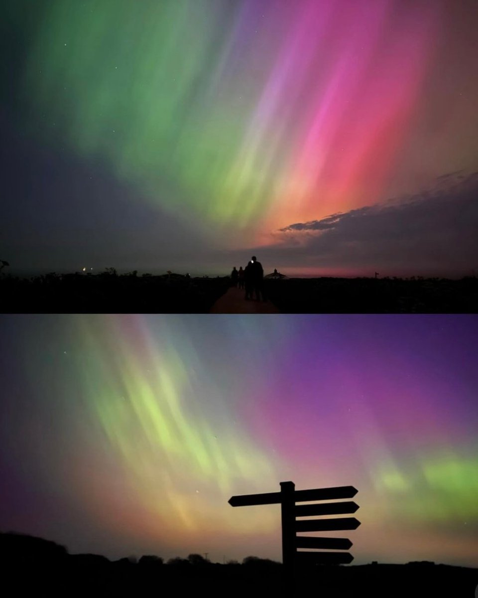 If you missed the Northern Lights over East Yorkshire the other night, you can relive the moment through these spectacular photos taken at Flamborough Head by Ellen Paige Leach (Instagram).

What a magical sight! 🤩

#EastYorkshire #NorthernLights #AuroraBorealis