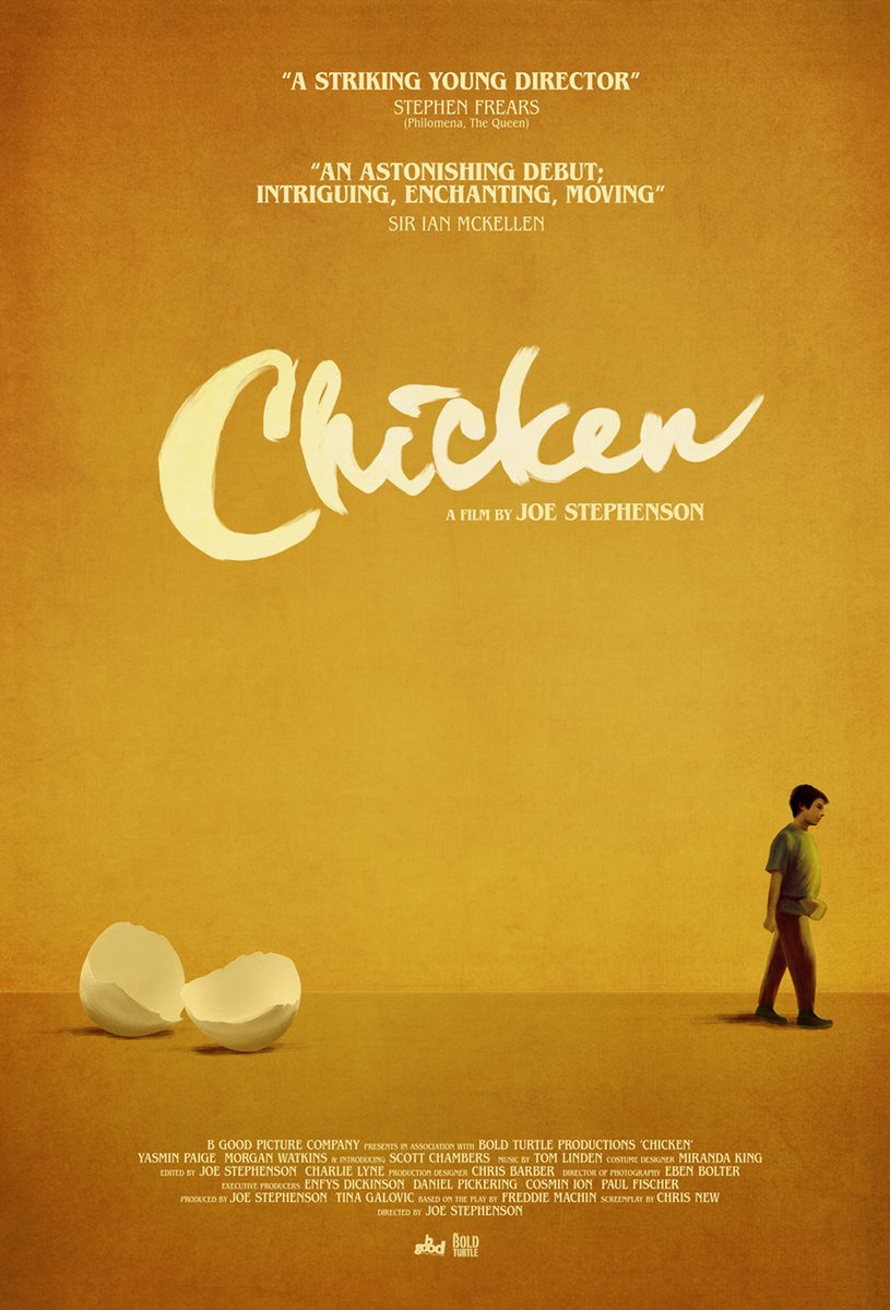 BGoodPictures's tweet photo. Today is the theatrical anniversary of our first film, CHICKEN!

Available to watch now on @AppleTV @mubiuk https://t.co/0JZ4KkdXsp