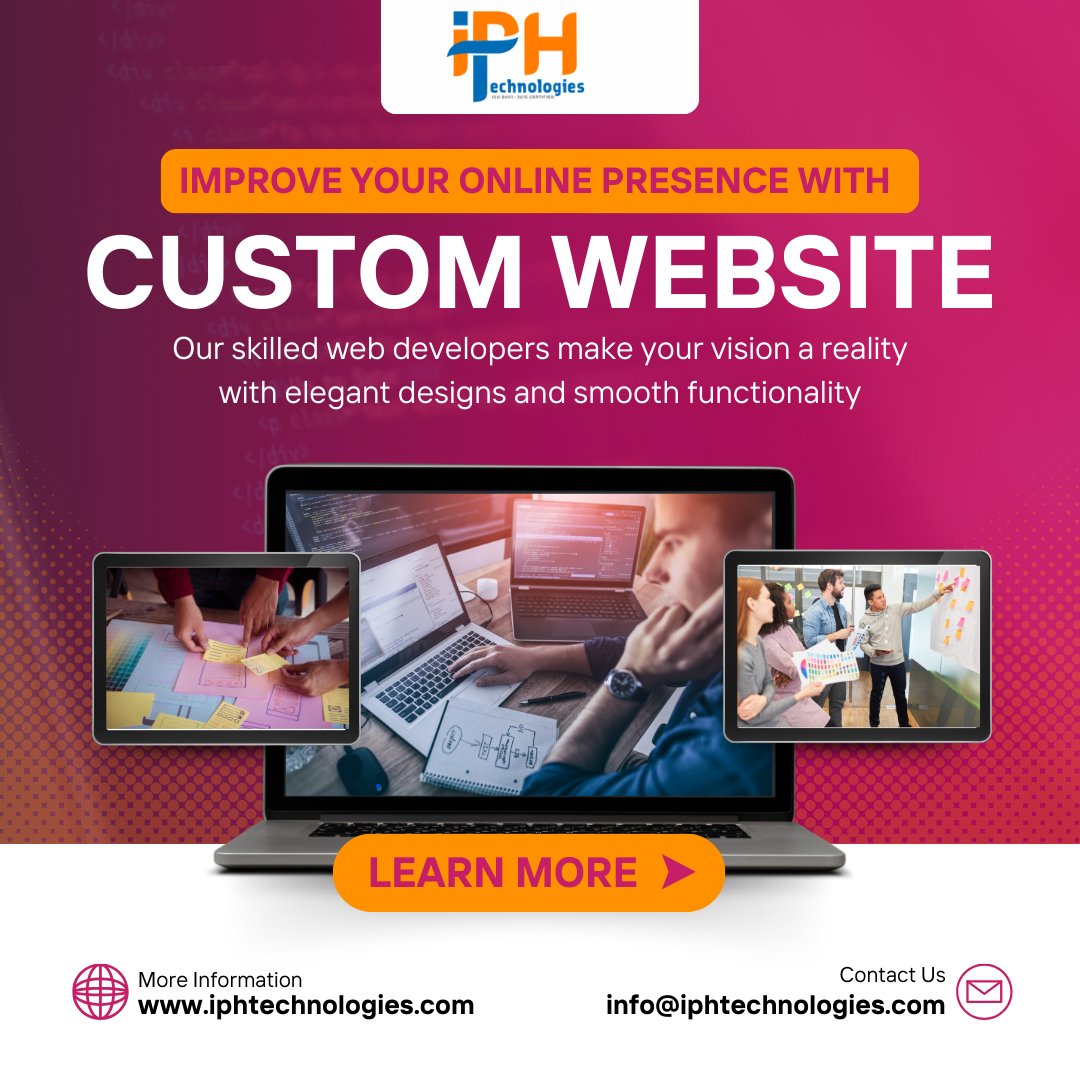 🎯Build, Grow, Succeed with Professional Web Development. Transform Your Vision into a Stunning Website💫

For more details visit: iphtechnologies.org/?utm_source=Tw…

#WebDevelopment #techsavvy #WebSolutions #DigitalMarketing #OnlineBusiness #ResponsiveDesign