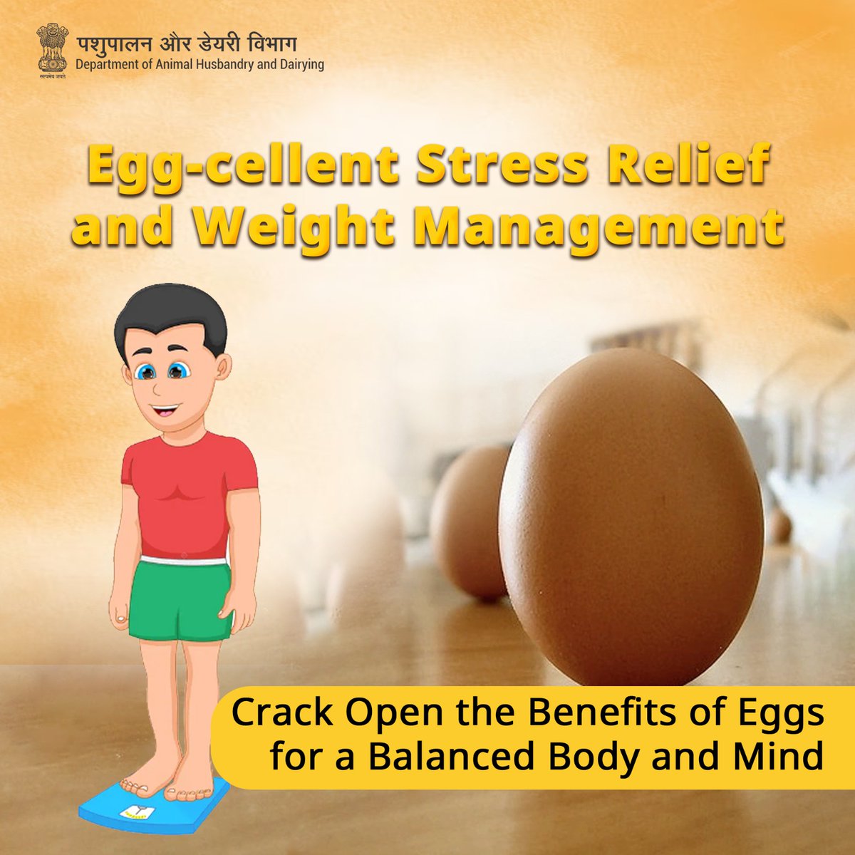 Need stress relief and weight management?
Crack open the benefits of eggs for a balanced body and mind!
#EggBenefits #WeightManagement #HealthyLiving #BalancedNutrition
