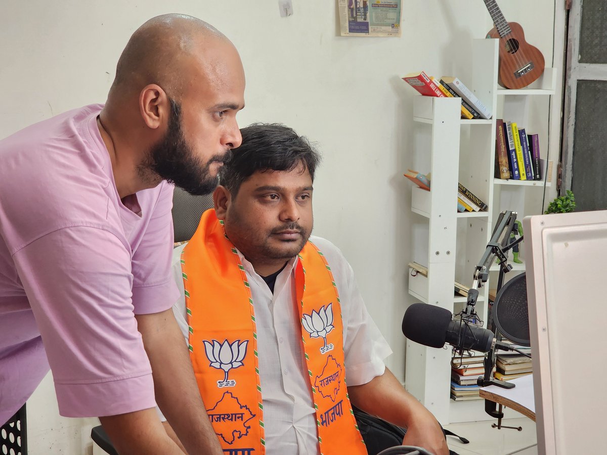 VarshaaBansal's tweet photo. We spoke to half a dozen people who are offering these services. Divyendra Singh Jadoun, formerly a politician, has now turned into a tech founder offering AI solutions to his politician friends. He has made AI propaganda songs, personalised video messages and two-way AI calls. https://t.co/Qja2sN9ETf