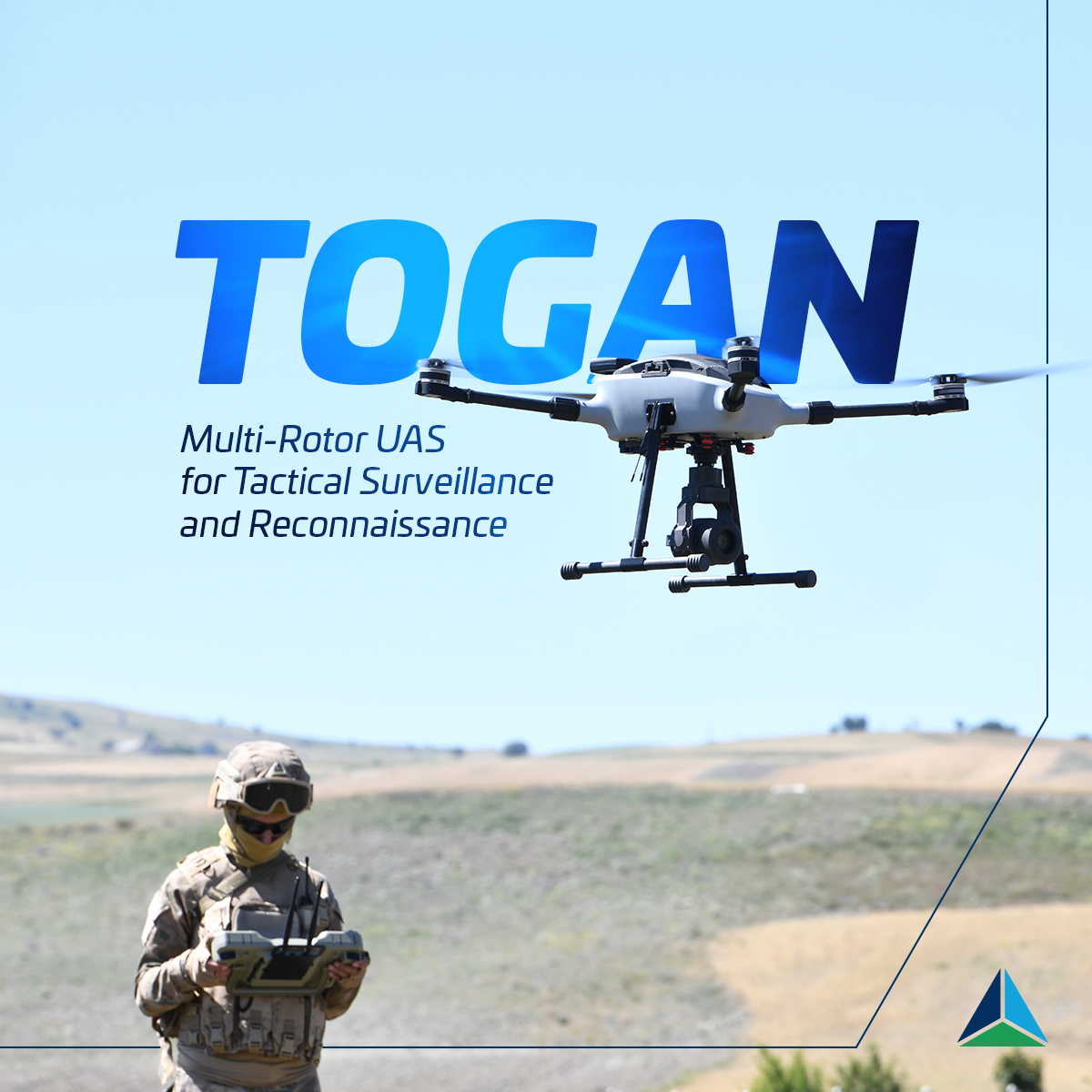 👀It's mission is to see the unseen! #TOGAN 🦅 Equipped to track both fixed and moving targets, #TOGAN excels in tactical reconnaissance and surveillance missions. 🌘 Day and Night Operation 📍Range: 10 km ⏳Endurance: 45 minutes 🔎3 Axis, Stabilised 30x Electro-Optical POD