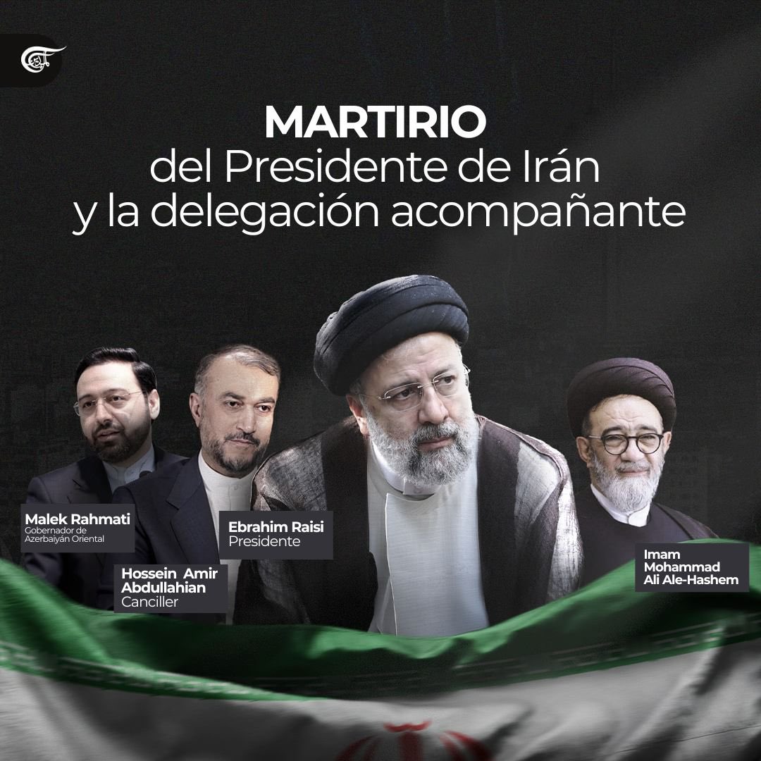 El Partido, el Gobierno y el pueblo de #Cuba, lamentan profundamente la pérdida de un gran amigo, político admirable y querido por su pueblo: el Presidente de la República Islámica de #Irán Ebrahim Raisi, de su canciller Hossein Amir Abdollahian y  sus acompañantes.