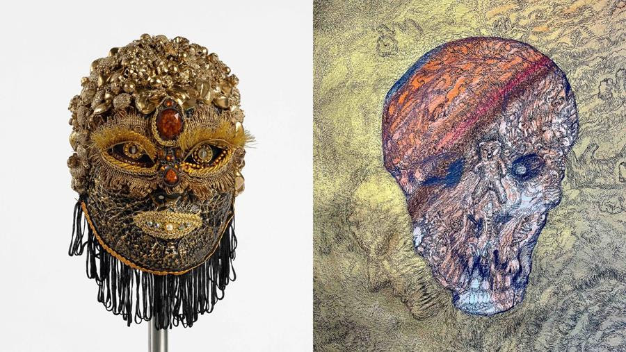 The exhibition 'Hanna Viitala and K. Tschährä - Between the worlds', showing at K.H. Renlundin Museum in Kokkola until May 25, 2024, is the first joint exhibition by these two visionary artists. #KHRenlundinMuseum #khrenlundmuseum #outsiderart #artbrut #selftaughtart