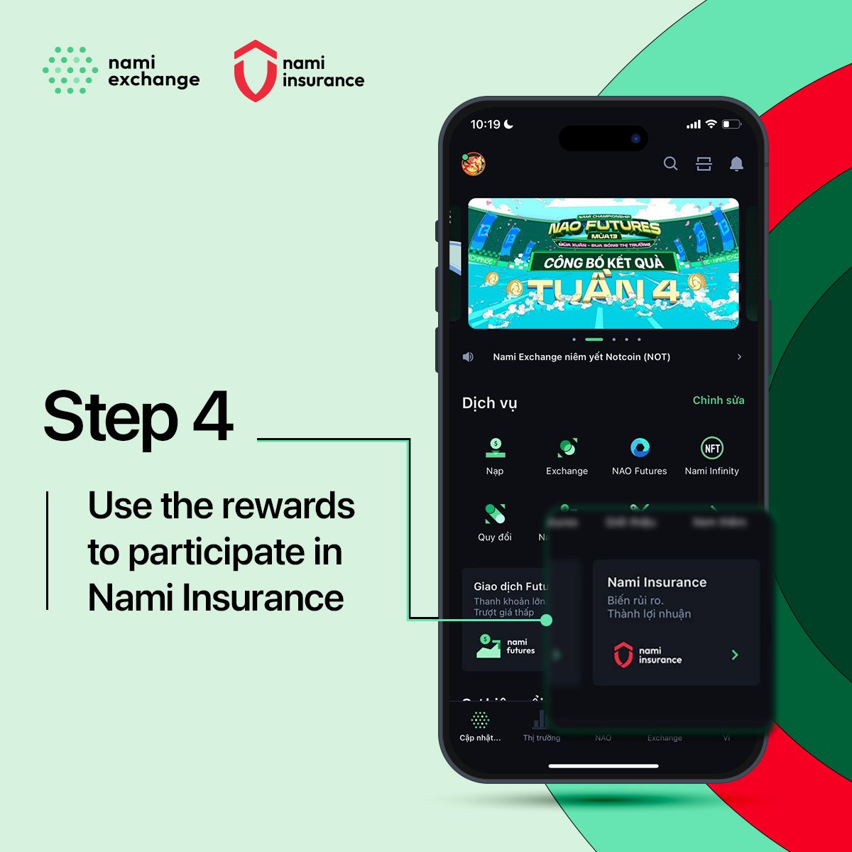 nami_insurance's tweet photo. HOW TO CLAIM NAMI INSURANCE REWARD⁉️
4 simple steps to receive product experience rewards from Nami Insurance.
👉Reward conditions: https://t.co/Tjr9UAJsEA
#NamiInsurance #Airdrop #Perp https://t.co/R7MW1yj6Rp