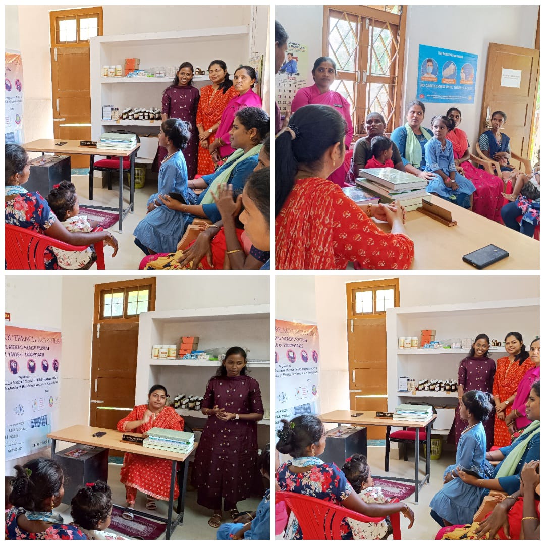 TelemanasANI's tweet photo. Mental Health Awareness Programme Conducted at AYUSH SUB-CENTER NEW BIMBLITAN on 8th Nov 2023 https://t.co/QF25PkcwOn