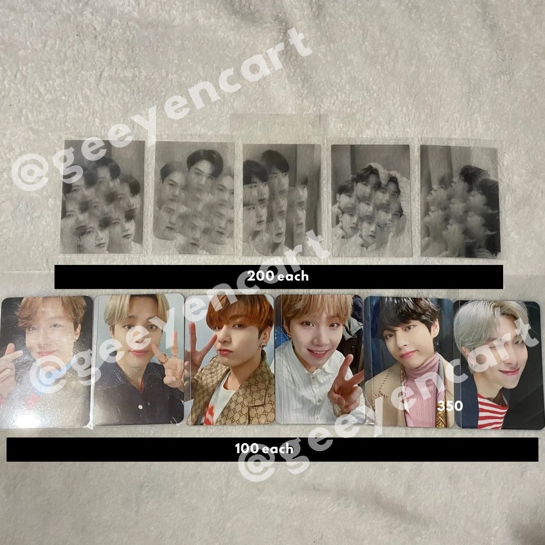 geeyencart's tweet photo. wts lfs ph | bts army

MOTS CPB transparent pcs  - 200 each

LS MOTS pcs - 100 each

~•dm or reply mine + item to claim💌
~•can request for pc conditions

📌 lf jin v rm jimin jhope jk jungkook suga https://t.co/Z06GPo7Rhc
