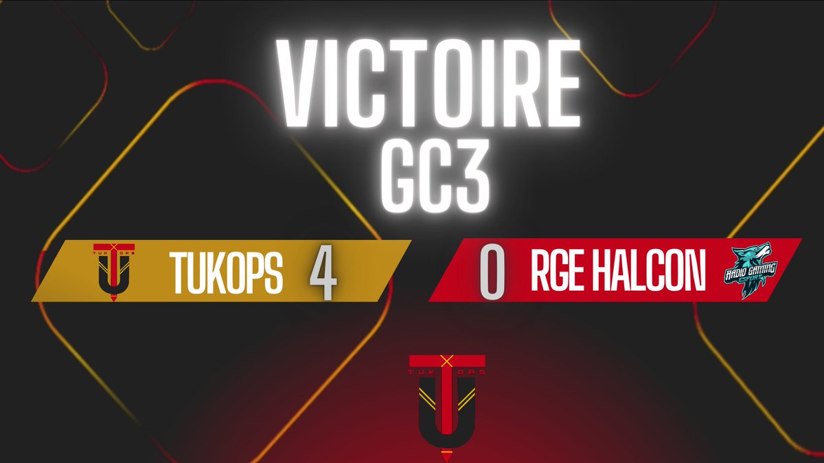Tukops_Esport's tweet image. GG à nos GC3 qui ont gagné 4-0 cette finale de ce split 2 - LC1 à l'@Interligue_off !

Merci à eux et à @kylssurtwitch qui a cast la le BO !
GGWP à RGE Halcon !

#RL #esport @RLEsports