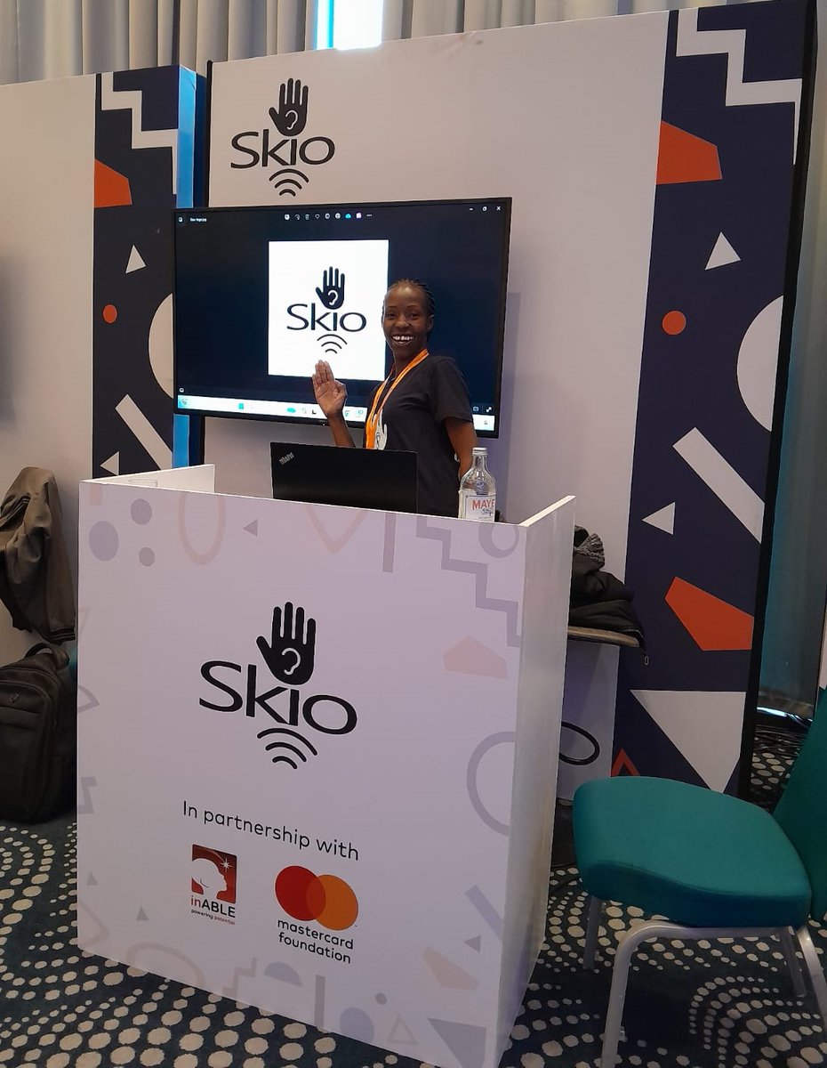 Had an opportunity to present and showcase my #AssistiveTechnology innovation, #skio at the #InclusiveAfricaConference2024 by @inABLEorg it was great learning and networking with other innovators from all over #Africa.