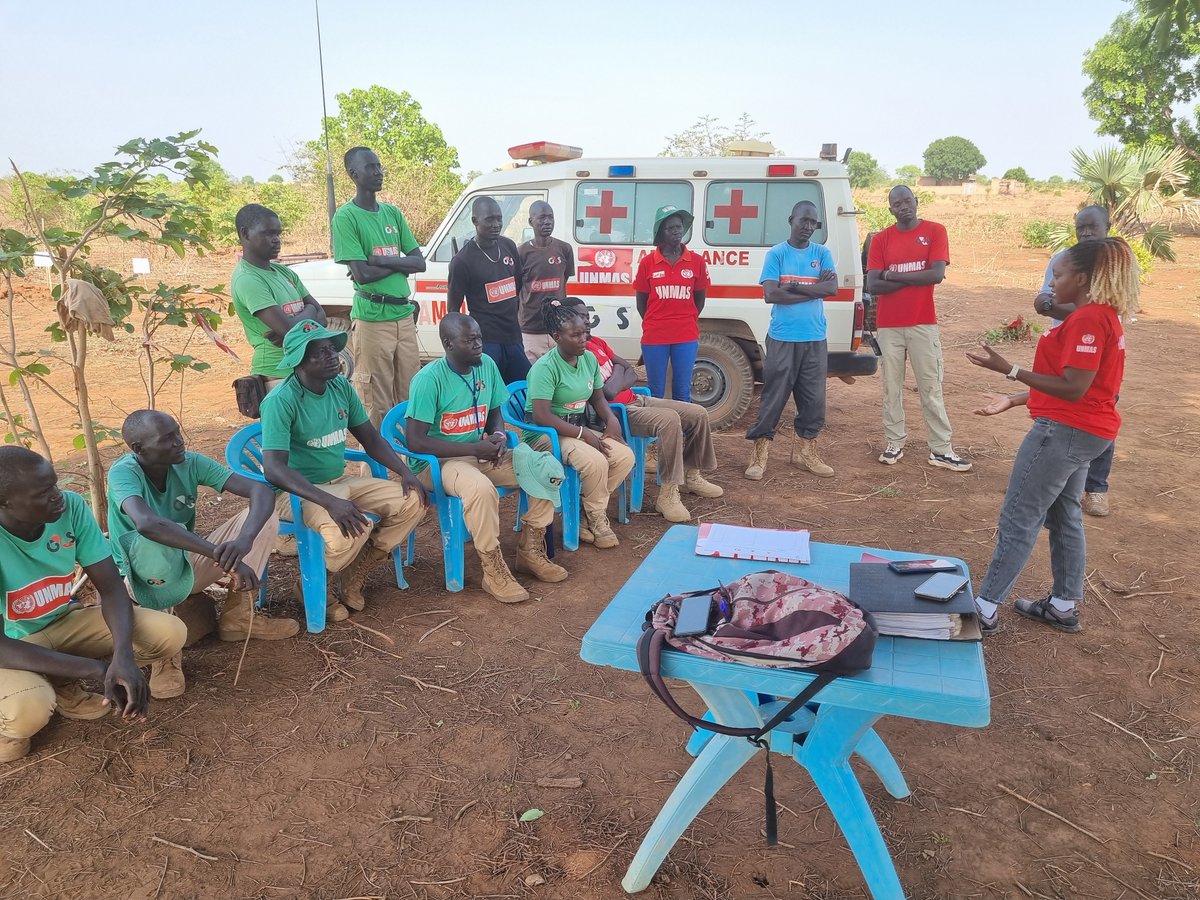 UNMAS's tweet photo. UNMAS #SouthSudan programme recently held #GenderDialogues with their implementing partners, to gain invaluable insights for effective gender mainstreaming in their programmes and operations. These conversations demonstrate that every voice counts in creating inclusive societies. https://t.co/N7x8oVAuCN