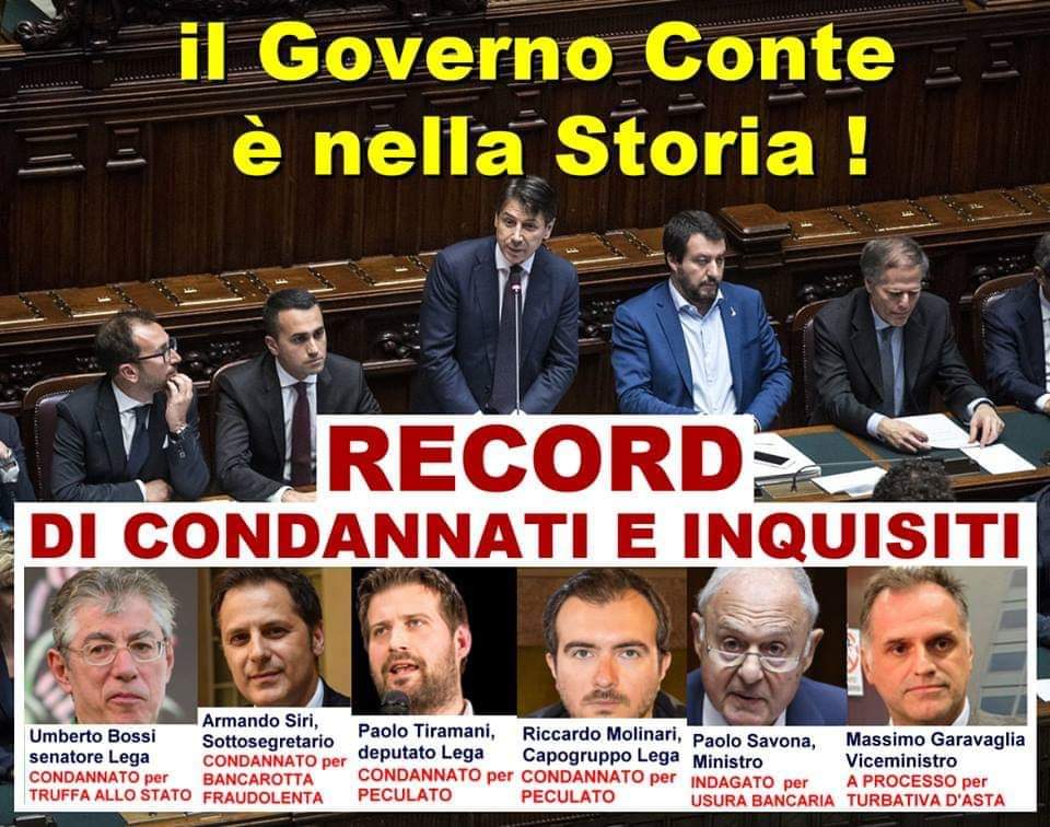 boborock55's tweet photo. #Conte quando governava con la Lega neanche se lo poneva il problema della #Questionemorale se no perdeva il duo potere.
Per la serie questione morale secondo se mi serve politicamente o meno https://t.co/Hv4LXNssGI