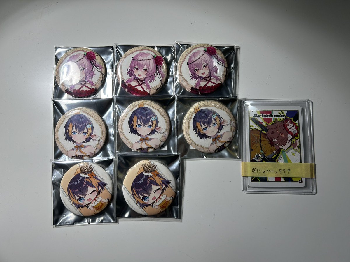 Huton_777's tweet photo. 【交換】にじさんじ EN アニカフェ 缶バッチ
譲
等身:🌹3 🐧❄️3
SD:🐧❄️2

求
等身:⚡️🐑1

郵送希望
コンプ目的で探しております。
2:1可能です。
検索からもお気軽にお声掛けください。
難しいとは思いますがよろしくお願いいたします。 https://t.co/WQ2ix72zCP
