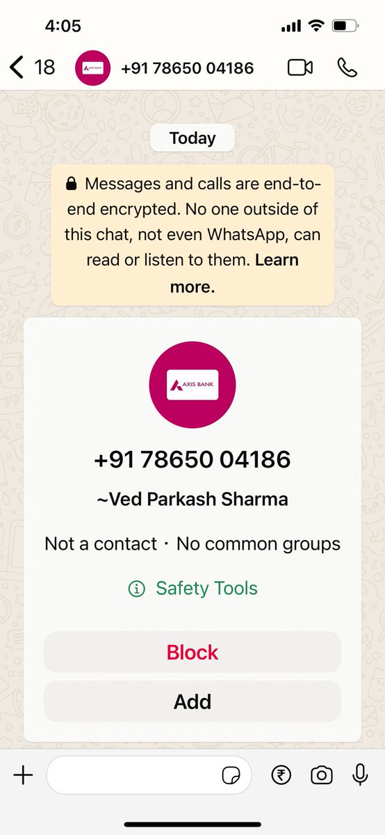 jtibrewala's tweet photo. Was a victim of a fraud this morning by this number. I kindly request my friends and followers on https://t.co/IbsGQcX9yo to reach out to Ved and find out what he plans to do with the money he stole from me today.  He is obviously NOT with Axis Bank. https://t.co/M1YkBDcQra