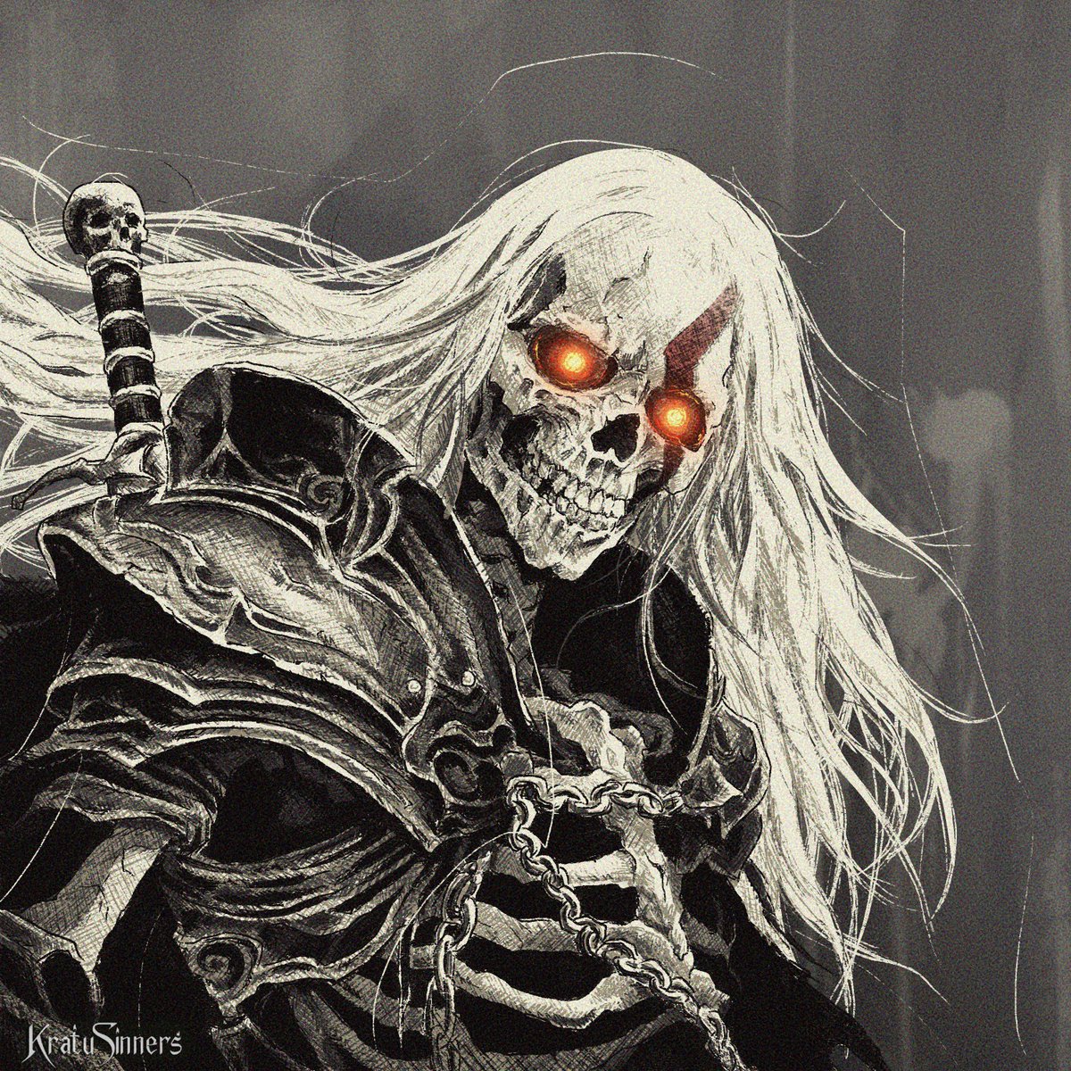 Warlord Nz'ador for our beloved @Fraymagicc .

nothing but the best from <a href="/artbynocturna/">Nocturna</a> 😈