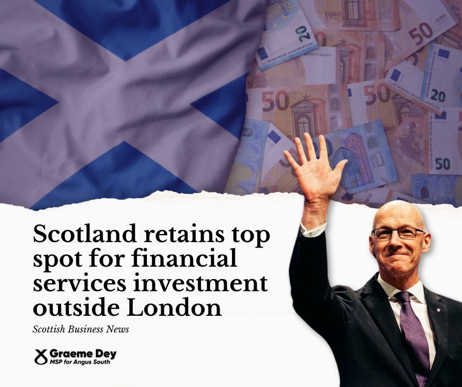 🔍 Scotland continues to attract significant investment across the board - and we remain second only to London in terms of financial services investment. 🏴󠁧󠁢󠁳󠁣󠁴󠁿 @theSNP Government is determined to grow Scotland's economy, and build a fairer, wealthier, independent country.