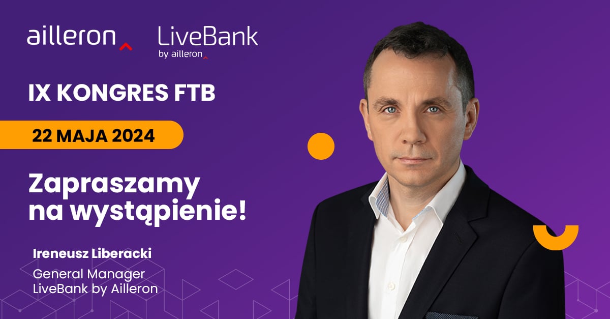 AilleronSA's tweet photo. Wspólnie z #LiveBank odliczamy do Banking Technologies Forum ⏳
#Ailleron jest oficjalnym partnerem tego wydarzenia. Na scenie 22 maja o 10:55 zobaczycie Ireneusza Liberackiego:
𝗔𝗜 - 𝗞𝗼𝗻𝗶𝗲𝗰 𝗰𝘇ł𝗼𝘄𝗶𝗲𝗸𝗮 𝗰𝘇𝘆 𝗻𝗼𝘄𝘆 𝗽𝗼𝗰𝘇ą𝘁𝗲𝗸?
#FTB: https://t.co/48Zx1535PY https://t.co/Uo34oTnxKl