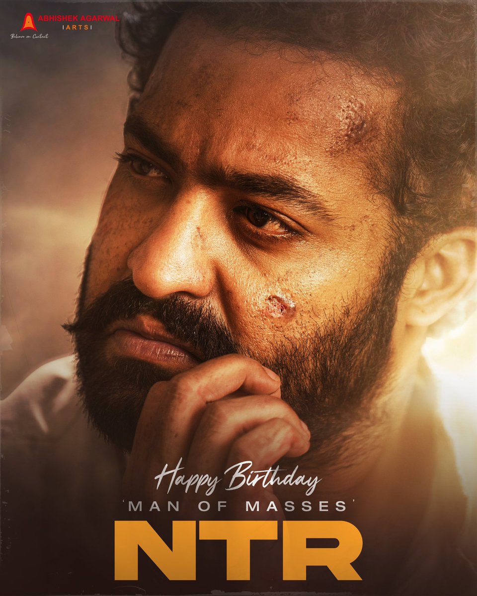 Happy Birthday to my favourite, the 'MAN OF MASSES' @tarak9999 Garu ❤‍🔥 Wishing you many blockbuster years ahead. May you take Indian Cinema to the highest summits with your excellence. #HappyBirthdayNTR