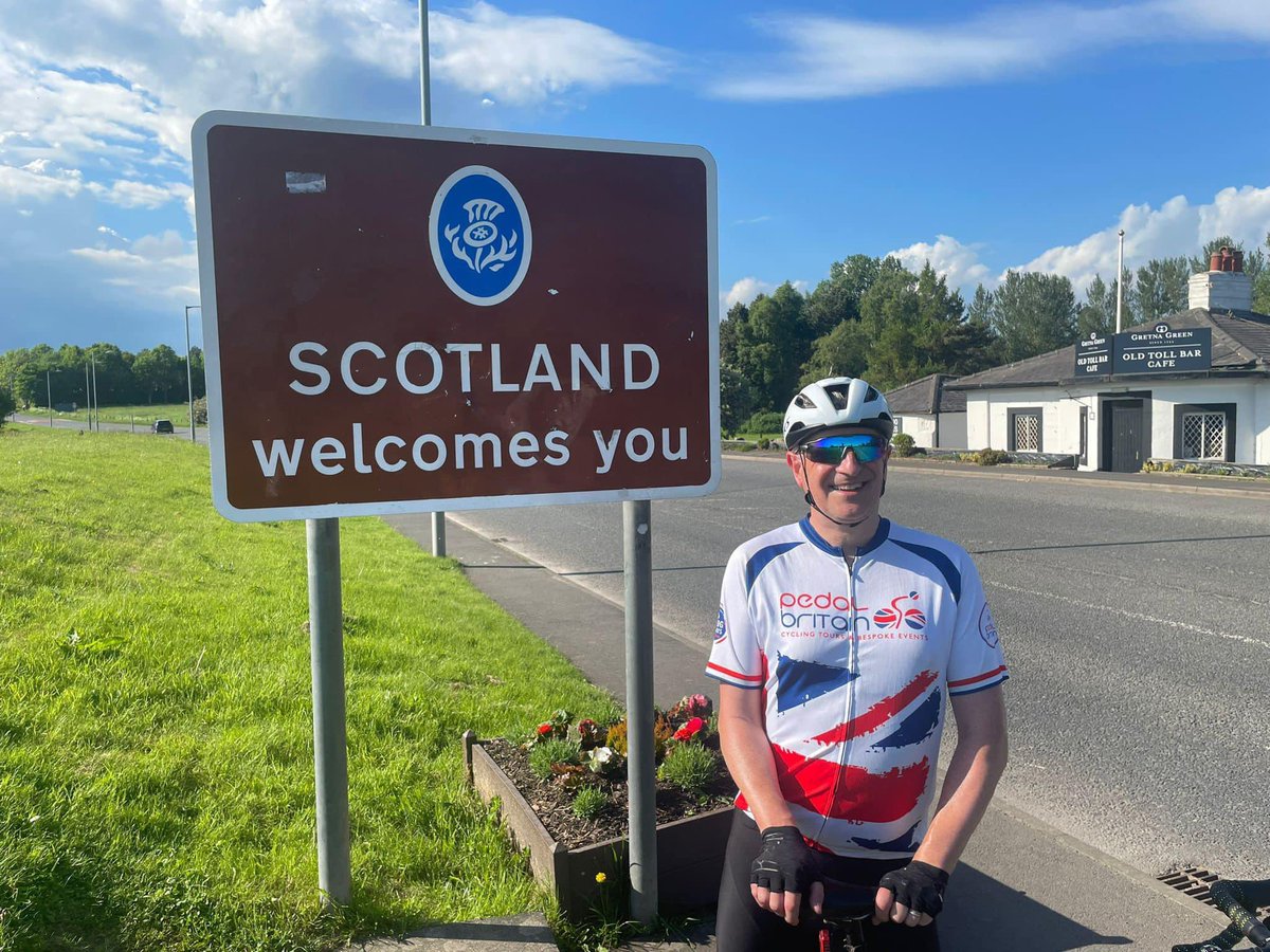 Jonathan’s Day 8 - Carnforth to Gretna. a very long, hard day, 89 miles is their longest day of the tour, plus some very tough Lake District/Caldbeck Fells climbs. Tomorrow is Gretna to Larkhall - 79 miles. justgiving.com/page/jonathan-…