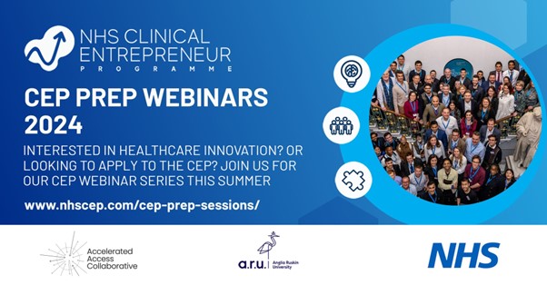 Are you an NHS staff member or a healthcare student eager to make a difference? Join the @NHS_CEP Prep Learning Programme: free webinars designed to inspire creative solutions to #healthcare challenges! Learn more and register now: nhscep.com/cep-prep-sessi…