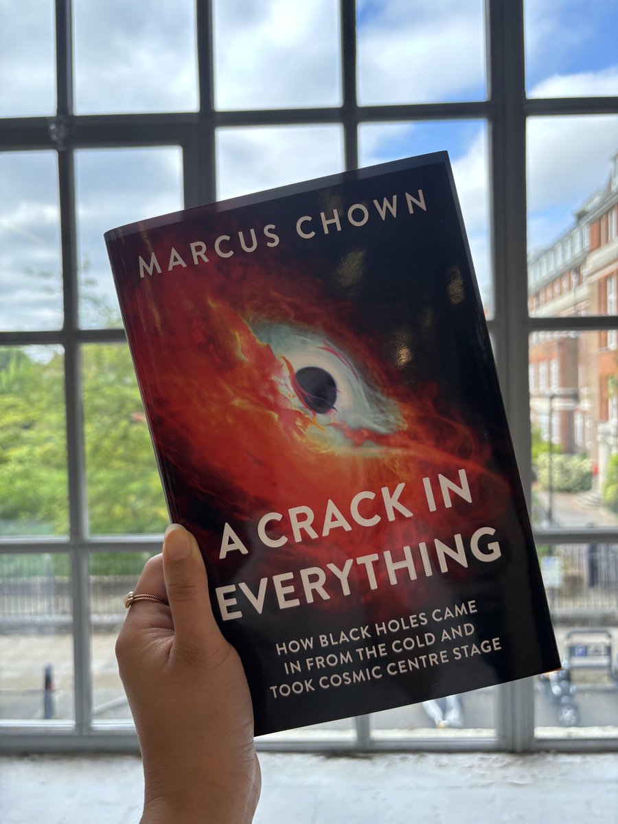 Here I am chatting with David Freeman about my new book, A CRACK IN EVERYTHING: How Black Holes Came in From the Cold davidjohnfreeman.podbean.com Though it’s not published until 6 June, it can be pre-ordered amazon.co.uk/Crack-Everythi… @HoZ_Books @FelicityBryan