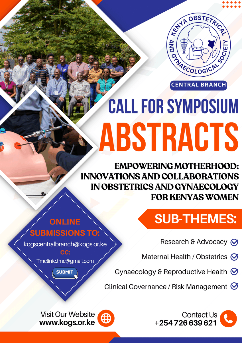 TheKOGSociety's tweet photo. Register Now for the KOGS Central Branch Symposium!

📅 When: May 31 - June 1, 2024
📍 Where: Maanzoni Lodge

Don’t miss this essential event for healthcare professionals in Obstetrics and Gynaecology!

💳Register and pay now: [ https://t.co/kI1s2ReOvW ]

#KOGSCentralSymposium24 https://t.co/612M81SuJG