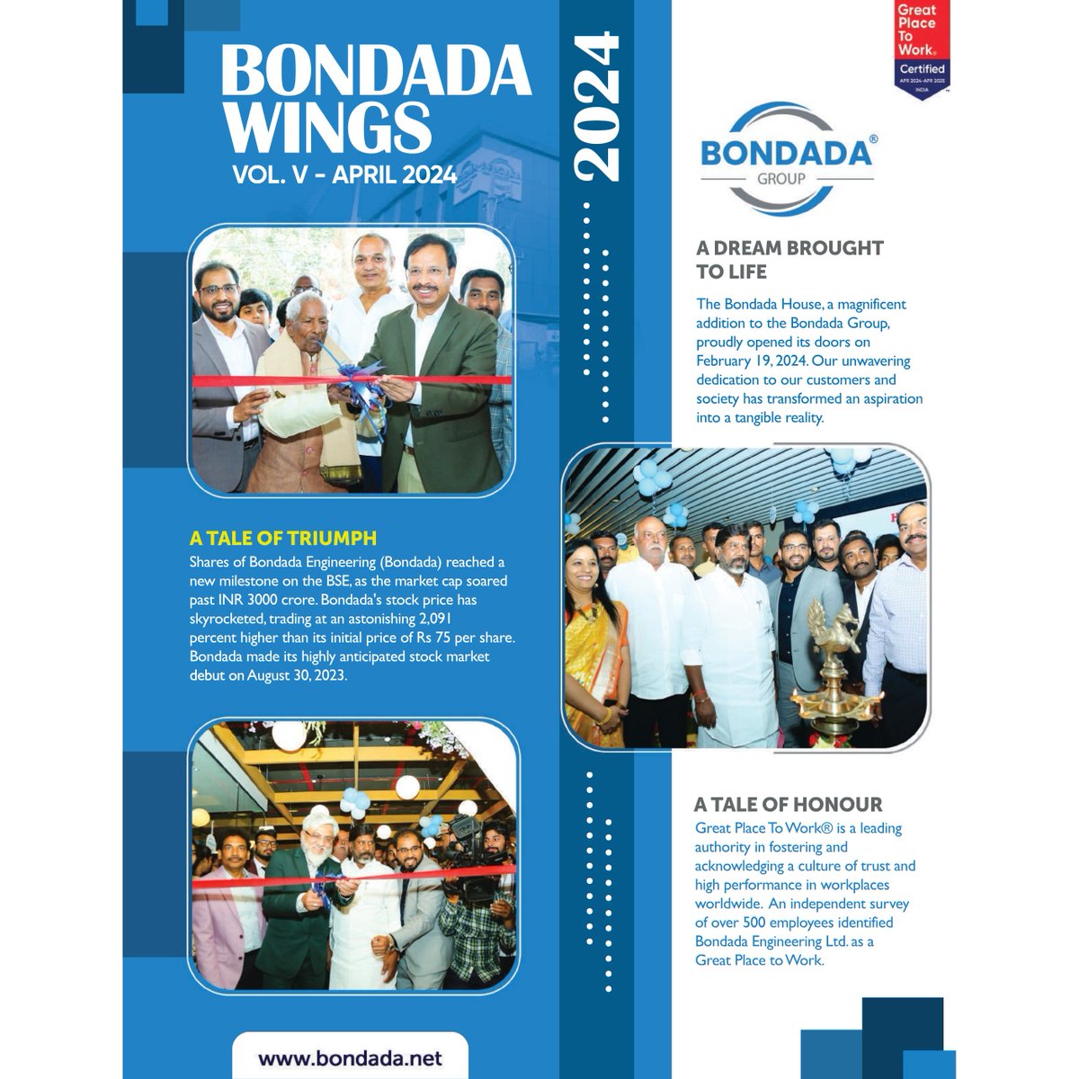 BondadaOnline's tweet photo. Exciting news!  Bondada Wings Vol 05 is out now!  Explore the latest updates and insights.

Here is the Magazine link: https://t.co/mtEtmZz12l

Grab your copy today! 

#BondadaWings #Vol05 #MagazineLaunch #NewRelease #Updates #StayConnected #Bondadagroup https://t.co/AiMNRgOIZj