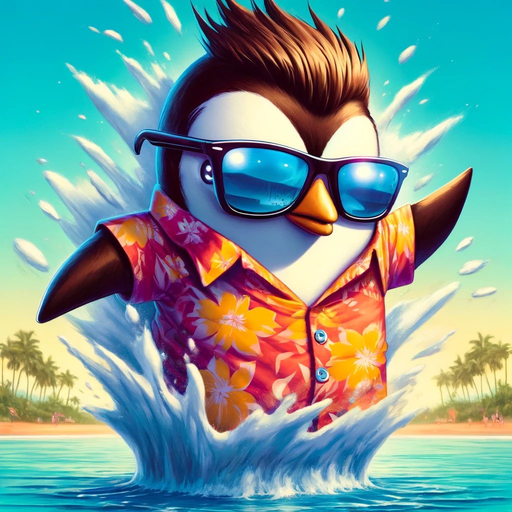 ChillBillada's tweet photo. Chill $Bill heard about the $SPLASH launch and decided he’s ready to make a big splash in the market himself 🐧 https://t.co/63yEkuIiUo