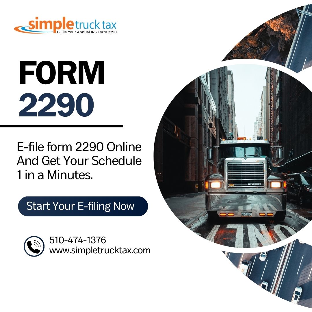 E file Form 2290 and Get Schedule 1 in a Minutes
simpletrucktax.com 
#formt #taxes #vehicles #trucker #Truckers #trucks #TruckDrivers #truckstop #Truck #form2290 #IRS #trucktax #schedule #fleetway #trucklife #taxes #trucking #TipsForNewDocs