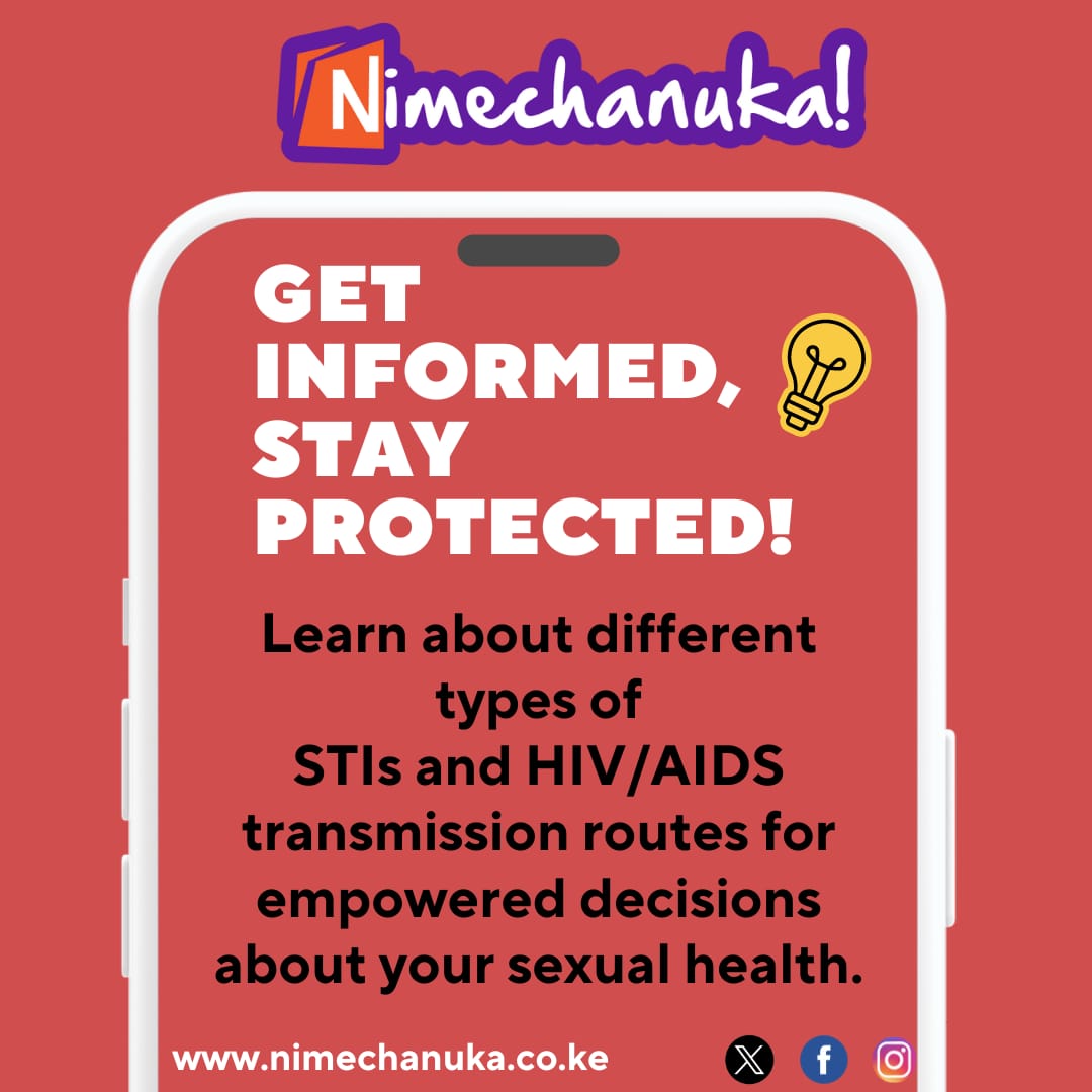 Kuwa informed about your Sexual Health and status. #Nimechanuka #BreaktheStigma #SelfCare