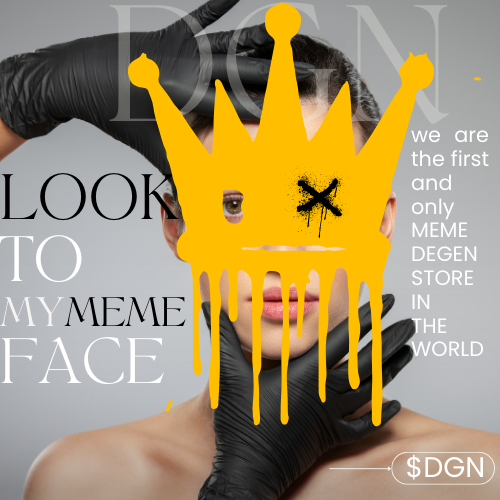 DegenBro_com's tweet photo. First and unic Degen Store , we trade MEME, we have style, we have Chickens , We have affiliated, we pay 3% back on cashback, and holders are in our revenue-shared ecosystem forever. We have every fuck thing to go beyond https://t.co/ZorsABZ9dX so soon or later you will remember us.