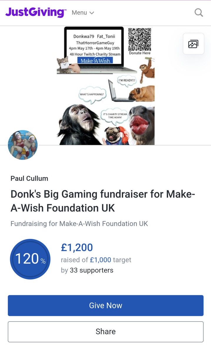 Donkwa's tweet photo. 🎈🎈😁🙌 A MASSIVE thank you to everyone who got involved and donated or played a game with us. @MakeAWishUK we got you 😁🙌🎈🎈 https://t.co/QaJtBjiUKo