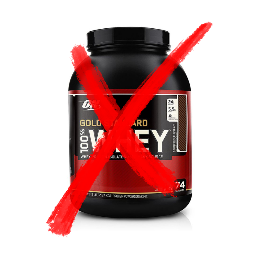 Disclaimer ⚠️

La whey n'est pas un indispensable pour prendre du muscle ❌

C'est juste un complément pour t'aider à atteindre ton quota de protéines journalier.

Si ton alimentation est optimisée.

Tu n'en as absolument pas besoin !
