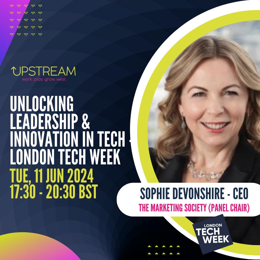 Join Upstream at #LondonTechWeek for 'Unlocking Leadership & Innovation in Tech.' 📅 June 11th, 2024, 17:30-20:30, @scale_space, @WCIDLondon. Reserve your spot: eventbrite.co.uk/e/unlocking-le… @s_devonshire #LondonTechWeek #Innovation #Leadership