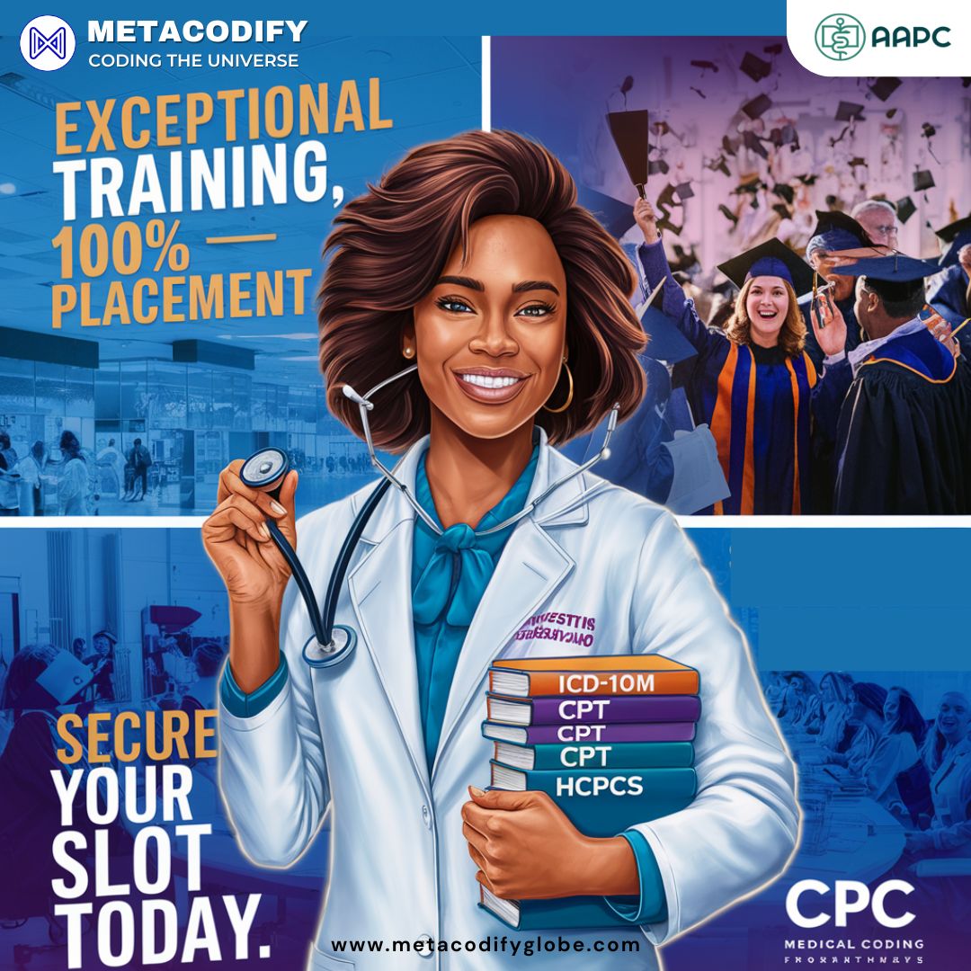 Metacodify's tweet image. Unlock Your Future with CPC Medical Coding Training - 100% Placement Guarantee!

📞 Call Us: +91 98848 49991/92

#CPCMedicalCoding #MedicalCodingTraining #Metacodify #100PercentPlacement #CareerInHealthcare #Metacodify #MedicalCoding #HealthcareJobs #MedicalBilling #CareerGrowth