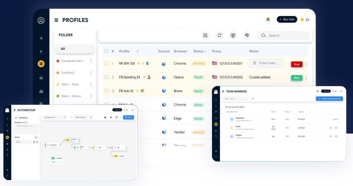 donna_shar8271's tweet image. Elevate your e-commerce game with Hidemyacc, that empowers you to:
-Manage multiple eBay, Amazon, or other e-commerce stores
-Automate tasks and boost productivity
-Protect your account privacy and prevent bans
#ecommercemanager #accountautomation #privacyprotection
