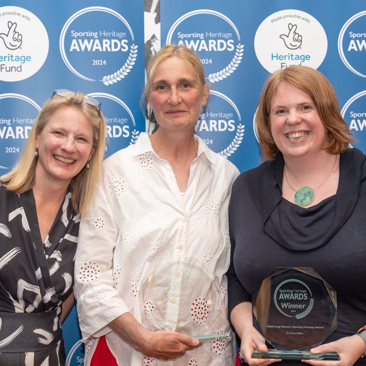 🏆 Celebrating Women’s Sporting Heritage Award Winners: @FionaSkillen: Championing Scottish women's sports history. Julia Lee @WomenInRugbyLG: Pioneering Women in Rugby League project, giving overdue recognition to players. #SHAwards #SportingHeritage24