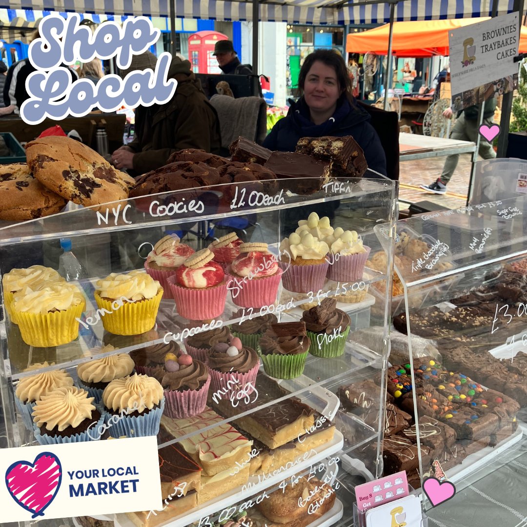 IT'S LOVE YOUR LOCAL MARKET WEEK! 

Pop along this week and support Ludlow's small businesses! 🧁🍰🍩

#LYLMW2024 #LYLM #LYLMW #loveludlow #visitludlow #visitshropshire #Ludlowmarket