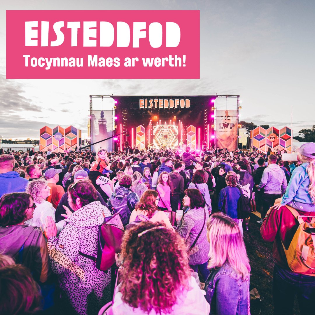 📣 Mae tocynnau bargen gynnar Maes Eisteddfod Genedlaethol Rhondda Cynon Taf ar werth! 

📆 Ymunwch gyda ni ym Mharc Ynysangharad Pontypridd 3 - 10 Awst 2024! 

🎟️ Prynwch eich tocyn am bris gostyngedig heddiw 👉 
eisteddfod.ticketsrv.co.uk/parentlist/3

Gwyb: eisteddfod.cymru/2024/tocynnau
