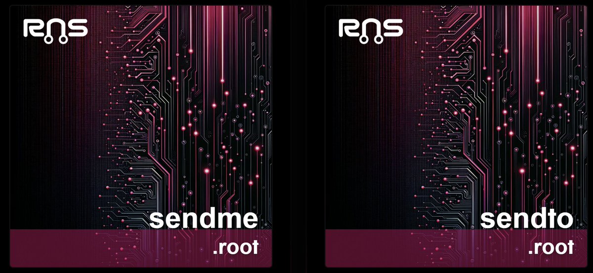 Had to grab 2 more @RootNameService before 💤

Just sendme.root or sendto.root 🙌