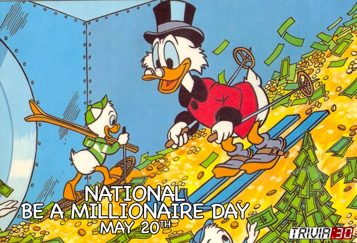 'If you want to be a Millionaire, start with a billion dollars and launch a new airline.' — Richard Branson #trivia30 #wakeupyourbrain #nationalbeamillionaireday #RichardBranson #millionaire #billionaire #money #entrepreneur #success #business #wealth #investing #hustle