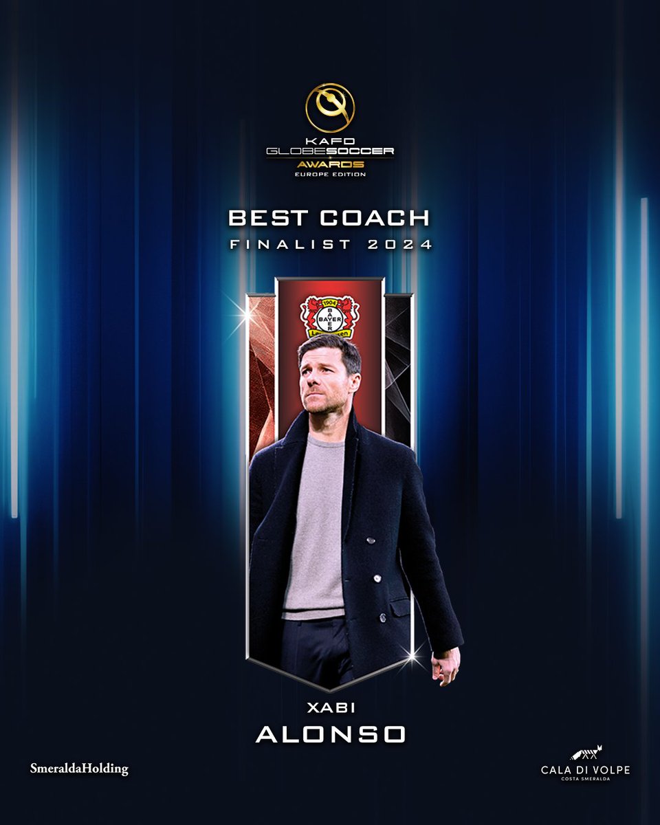 Will Xabi Alonso take home the title of BEST COACH at the @KAFD #GlobeSoccer European Awards? 🏆

⁣⁣⁣@xabialonso #KAFD #HotelCaladiVolpe #SmeraldaHolding