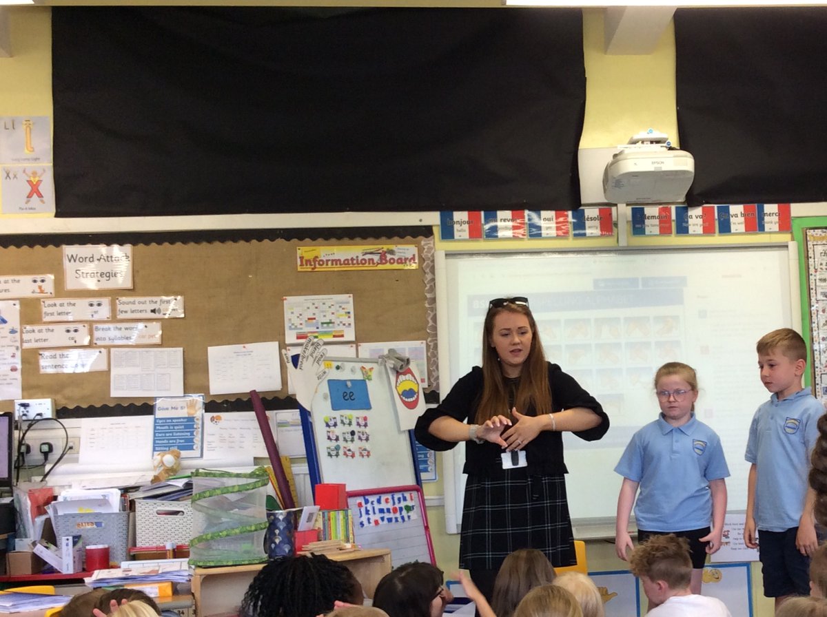 We had great fun learning more sign language with Miss Esson as part of our health week activities.