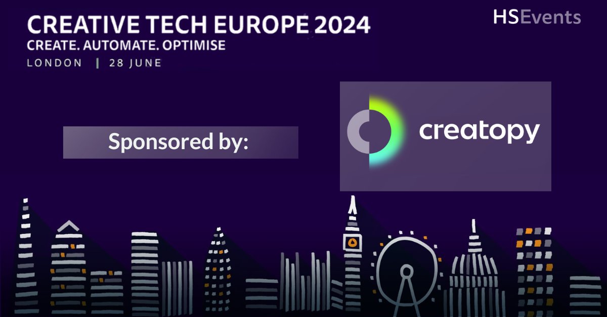 📢 Sponsor Announcement! 📢
🚀 Creative Tech Europe 2024 welcomes Creatopy as a sponsor! Join us on June 28 in London. Don't miss Dan Oros, CEO, Creatopy, on the panel debate
Register now: henrystewartconferences.com/events/creativ…

#CreativeTechEurope #Creatopy #TechInnovation #CreativeTechnology