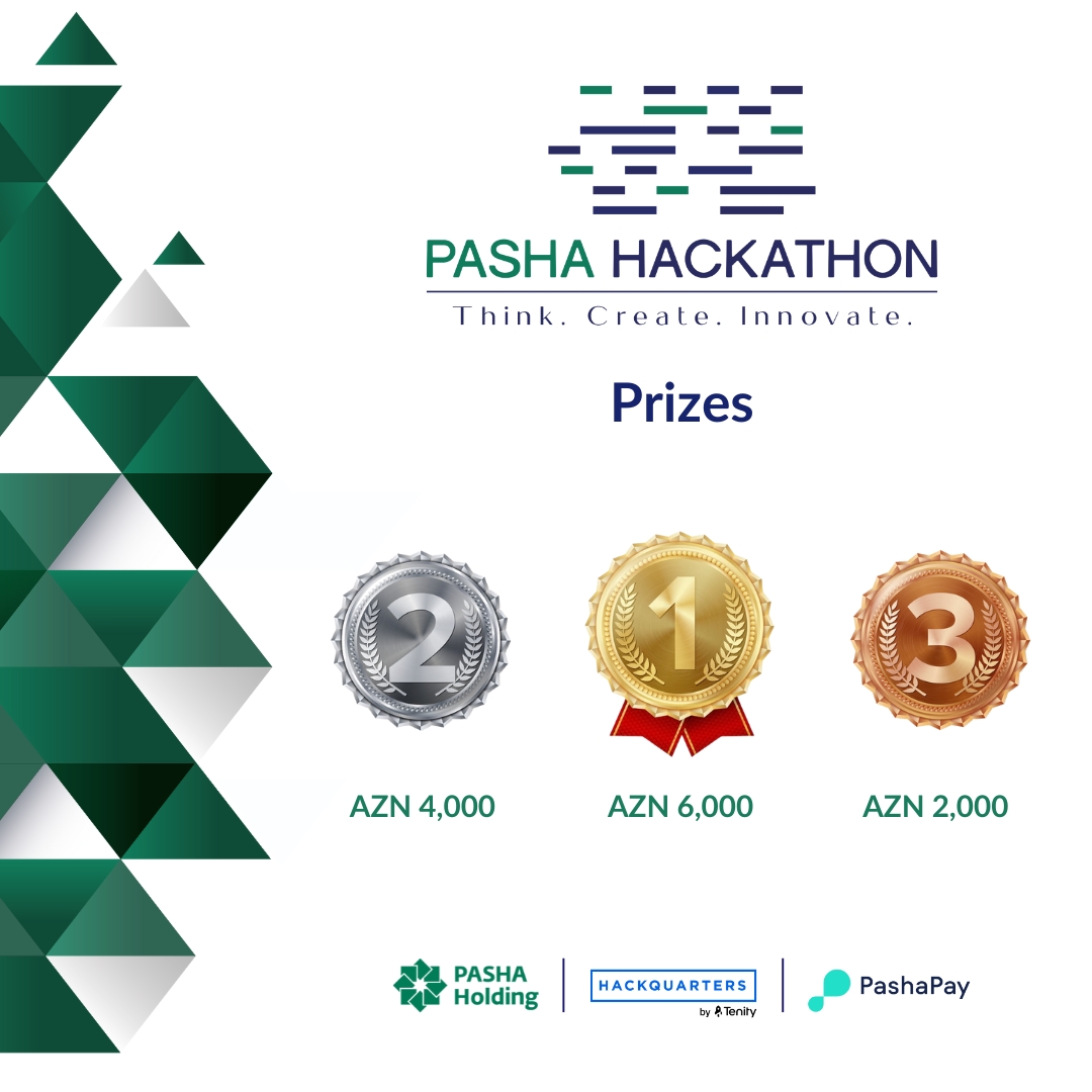🌟 Dream Big, Win Bigger at PASHA Hackathon 4.0! 🌟 - 🥇 1st Prize: AZN 6,000 - 🥈 2nd Prize: AZN 4,000 - 🥉 3rd Prize: AZN 2,000 Don't just compete—conquer! Apply now and show us what you've got. 👉 Apply Now! pashahackathon.az/en @PASHAHoldingLLC | @GizemSeveroglu