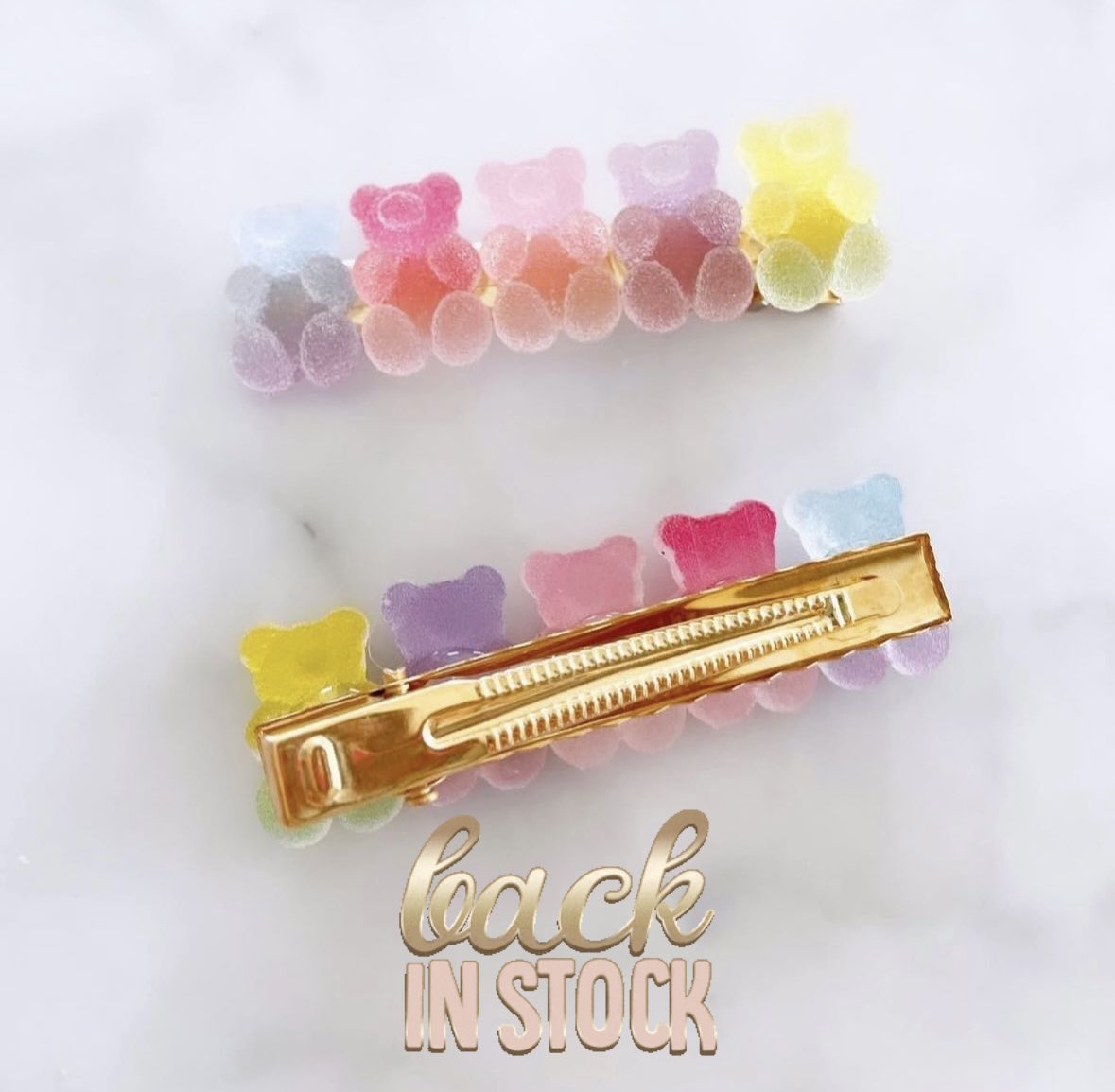 They’re back!! 🚨 gummy bear clip etsy.com/uk/KatsJewelle… #gummybear #gummybearjewellery #gummybearclips #gummybearhairaccessories #gummybeargifts #gummybearaccessories #jewellery #accessories #sweetjewellery #spring #springaccessories #stockingfillers #uniquegifts